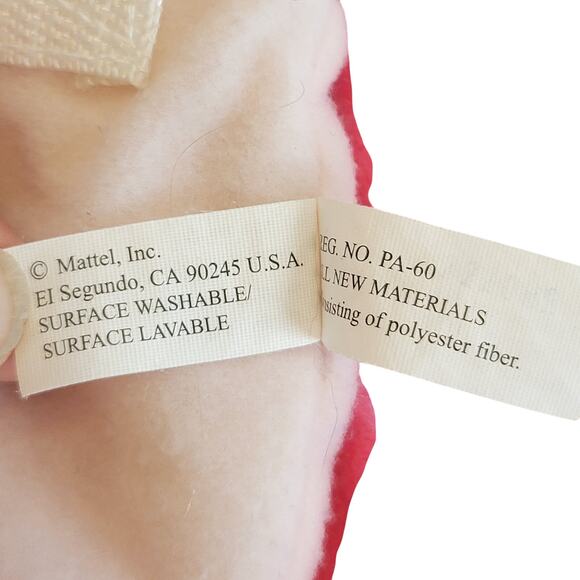 2000 Mattel Plush Bunny Backpack Carrier for 16" Vintage Kelly Doll Pink Rabbit - Picture 10 of 14